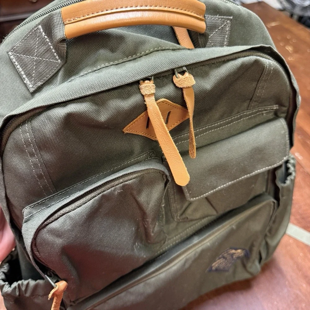 United By Blue 24L ARID Backpack Army‎ Green Upcycled Materials Hiking TSA